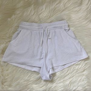 White Beach Coverup Shorts